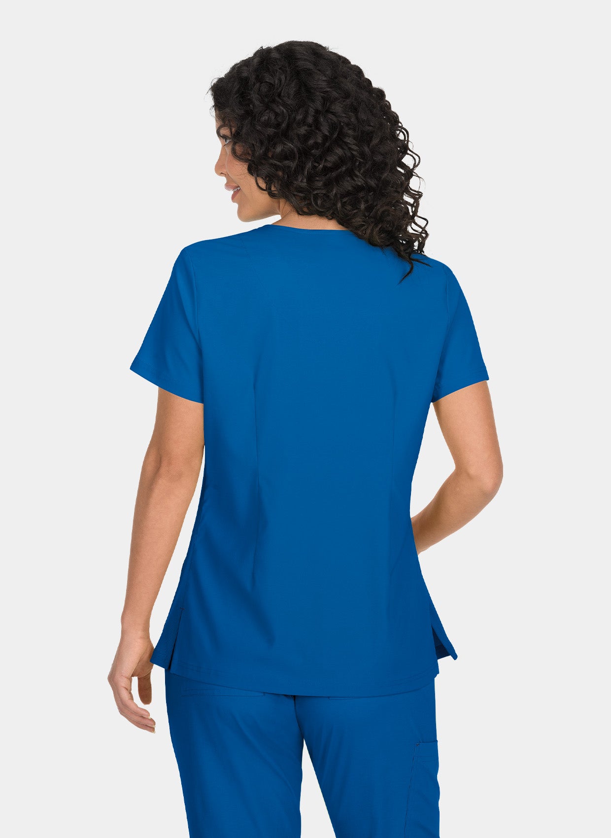 Blouse médicale femme Koi Basics Katie Dos - Bleu roi