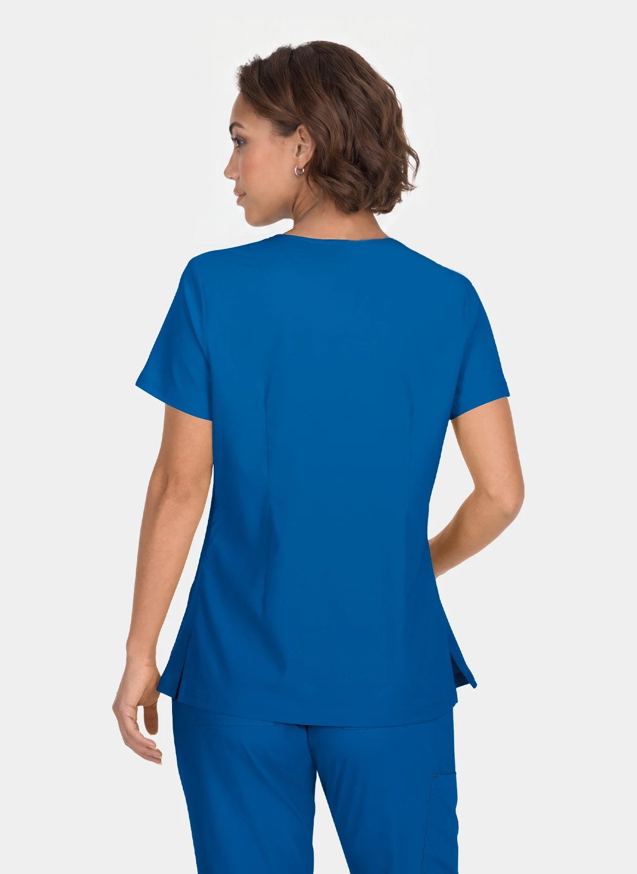 Blouse médicale femme Koi Basics Katie Dos - Bleu roi