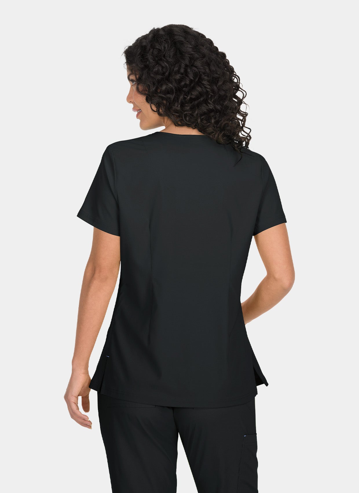 Blouse médicale femme Koi Basics Katie Dos - Noir