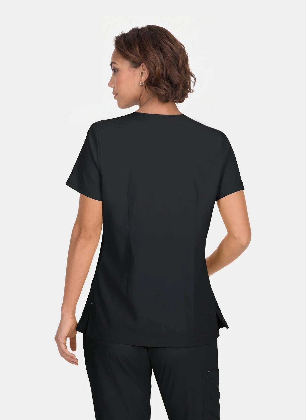 Blouse médicale femme Koi Basics Katie Dos - Noir