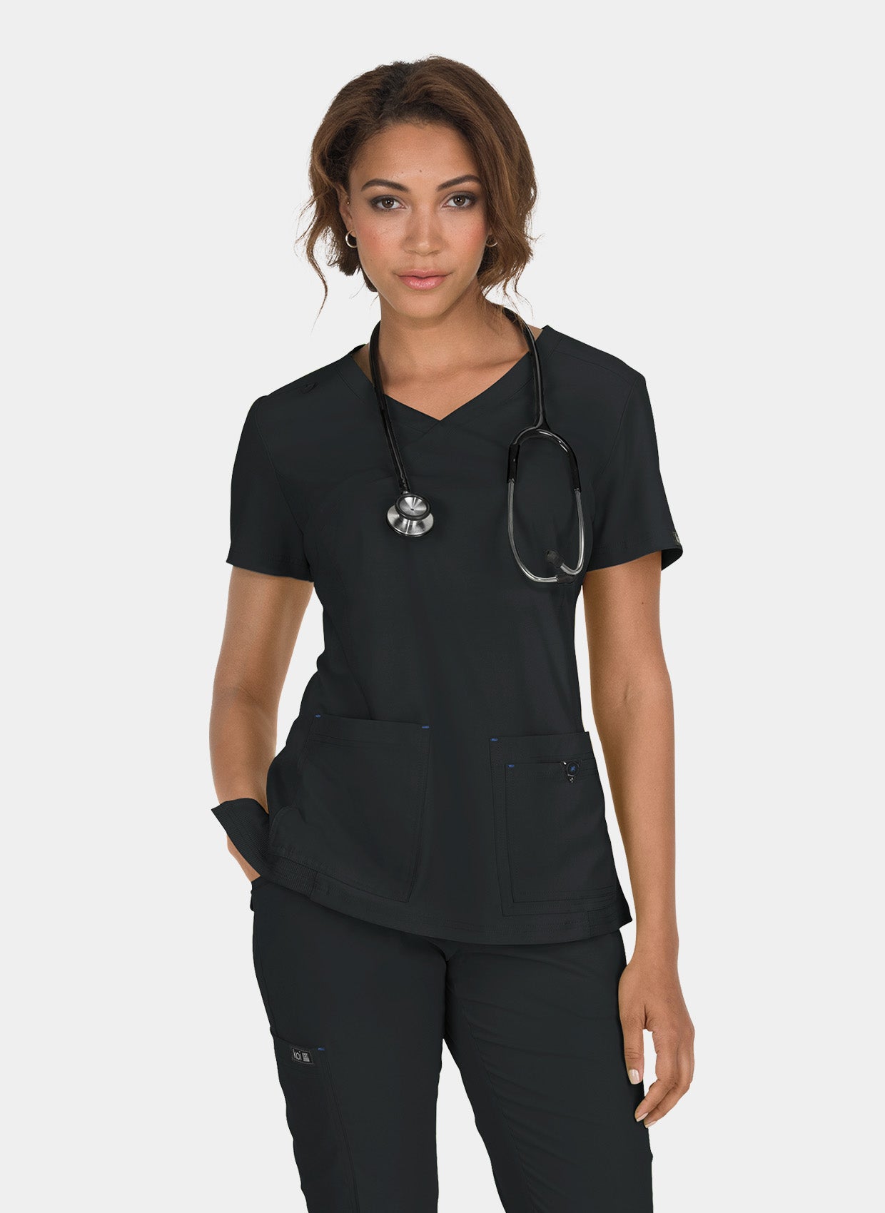 Blouse médicale femme Koi Basics Katie - Noir