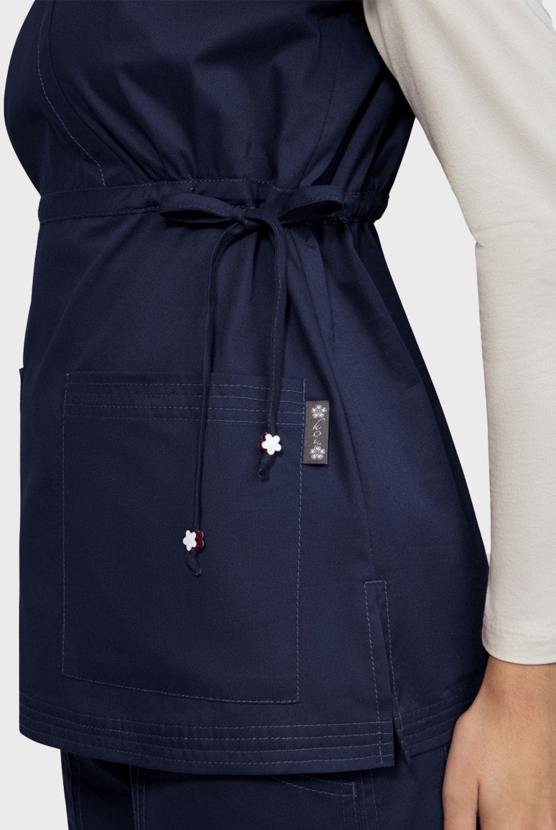 Blouse médicale femme Koi Classics Katelyn - Bleu marine, vue 3