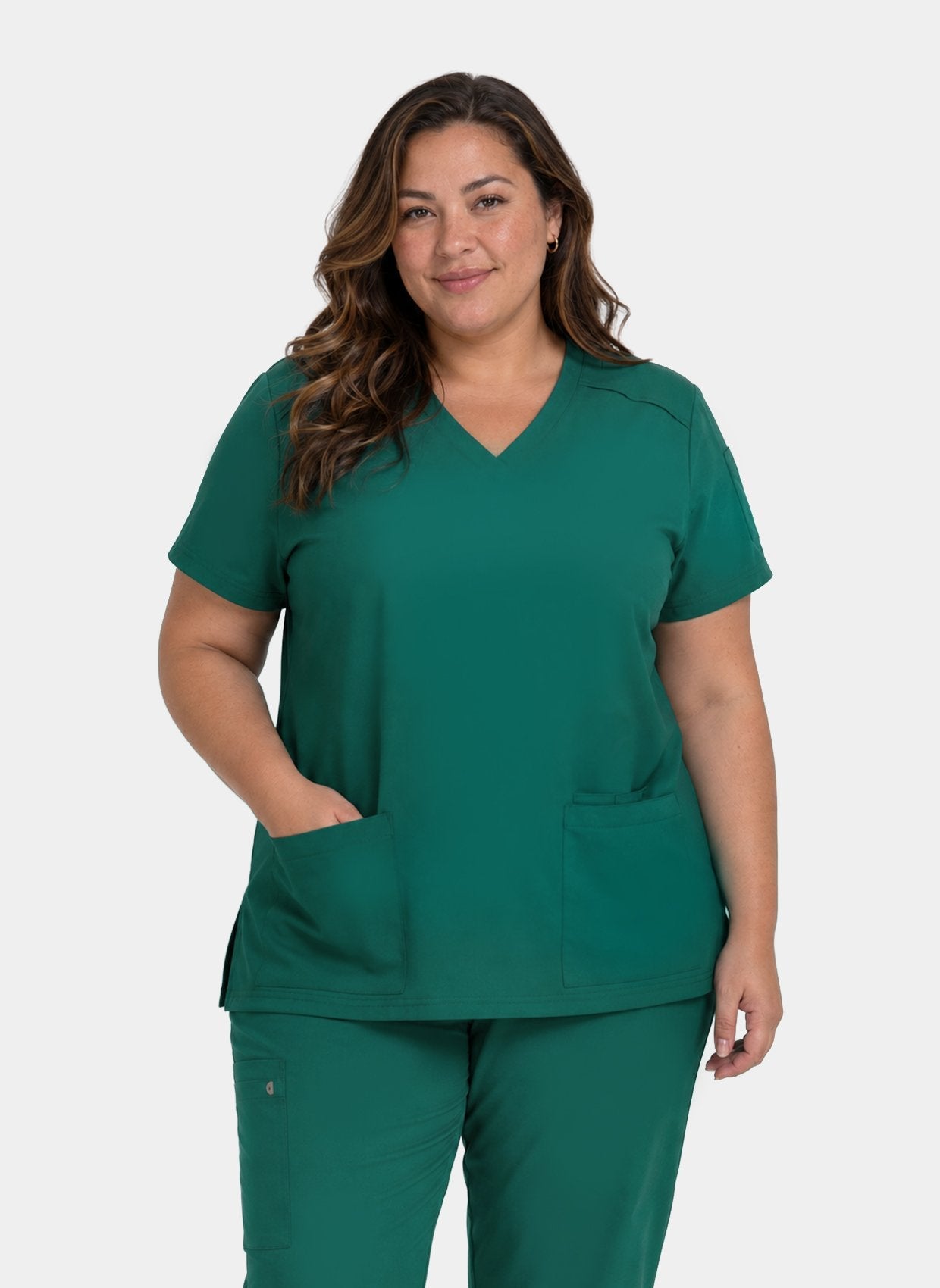 Blouse médicale femme Koi Cureology Cardi - Vert forêt
