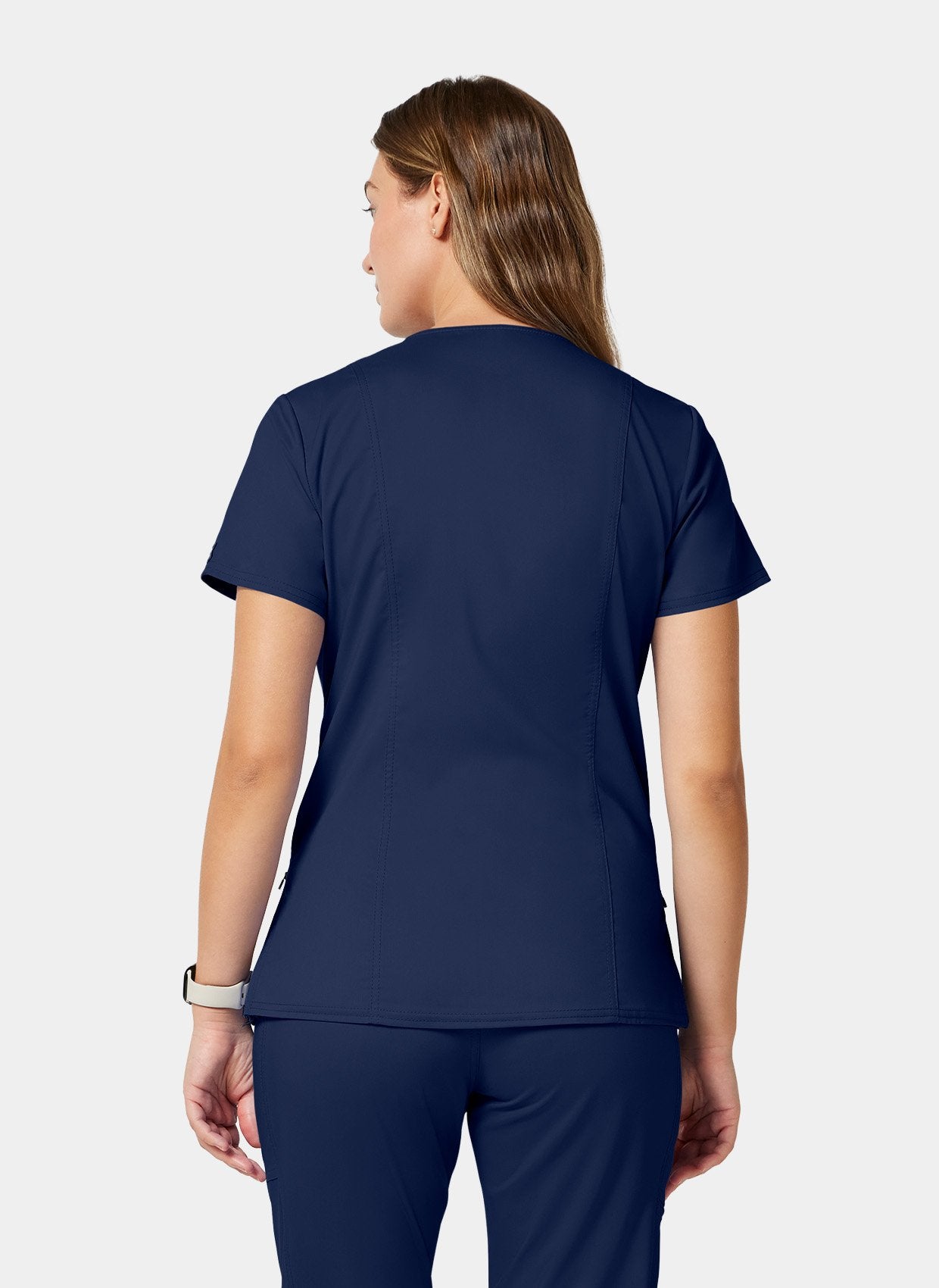blouse médicale femme enceinte arrière