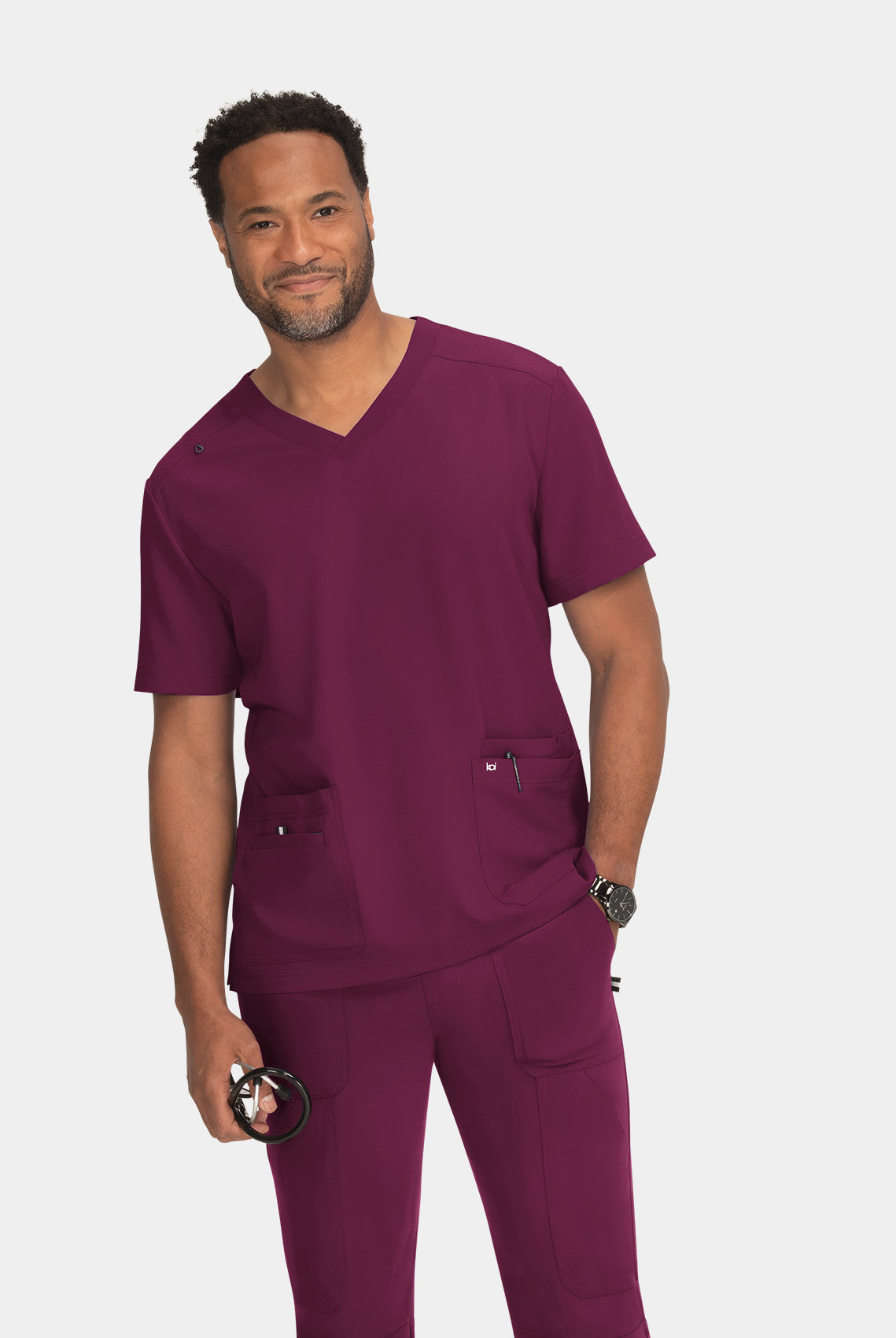 Blouse médicale homme Koi Next Gen Liberté - Bordeaux