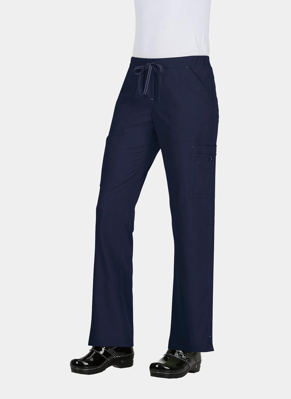 Pantalon médical femme Koi Basics Holly - Bleu marine, 8 poches