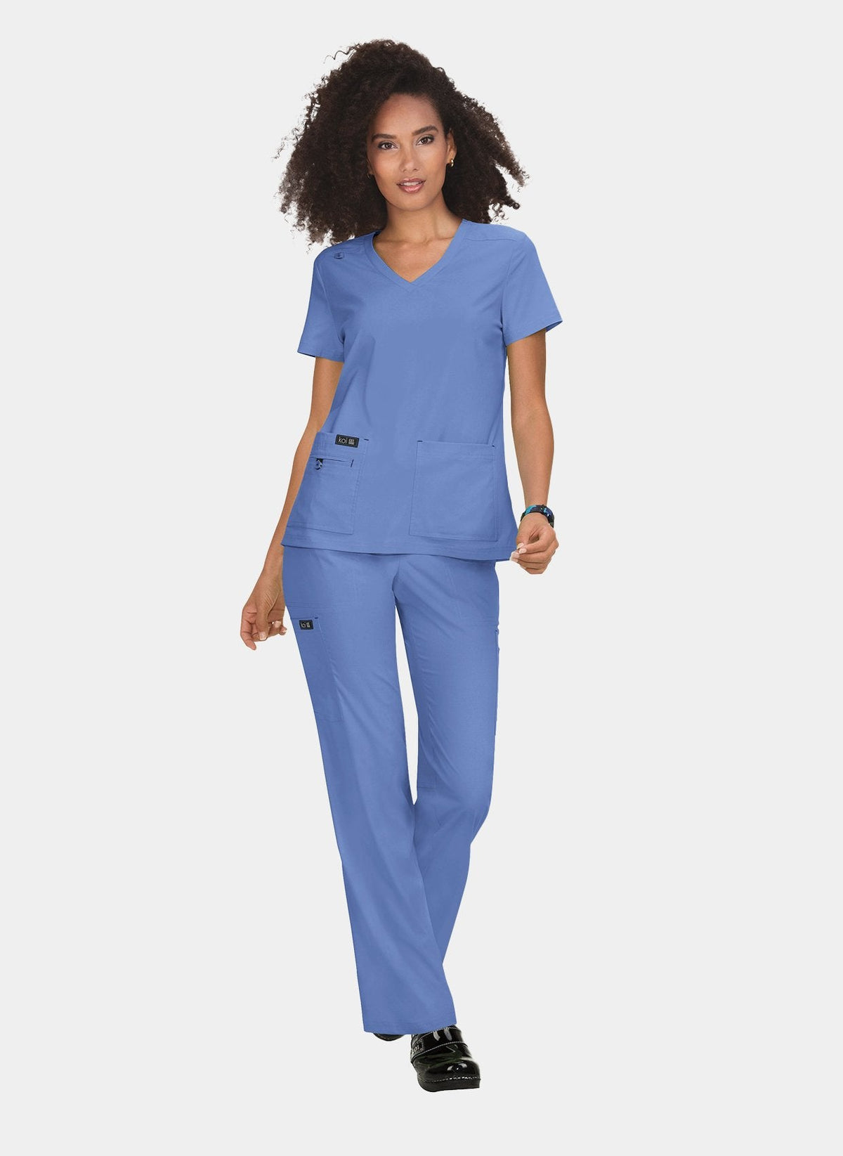 Ensemble médical femme Koi Basics Becca + Holly - Bleu ciel