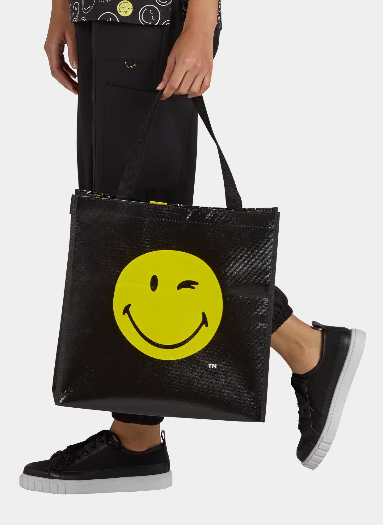 koi smiley tote bag