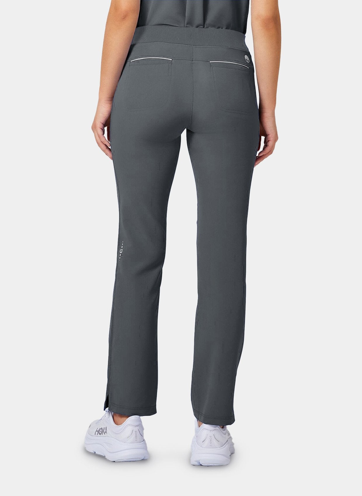 pantalon médical femme Nisha anthracite de dos