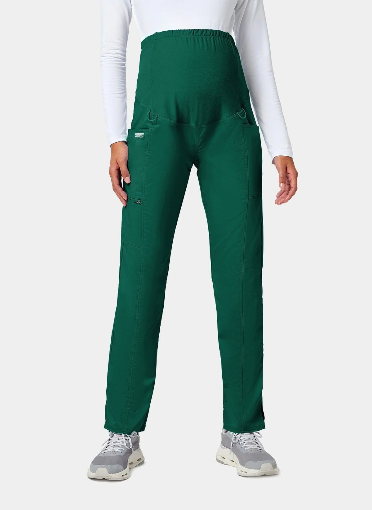 pantalon maternite cherokee revolution vert foret face