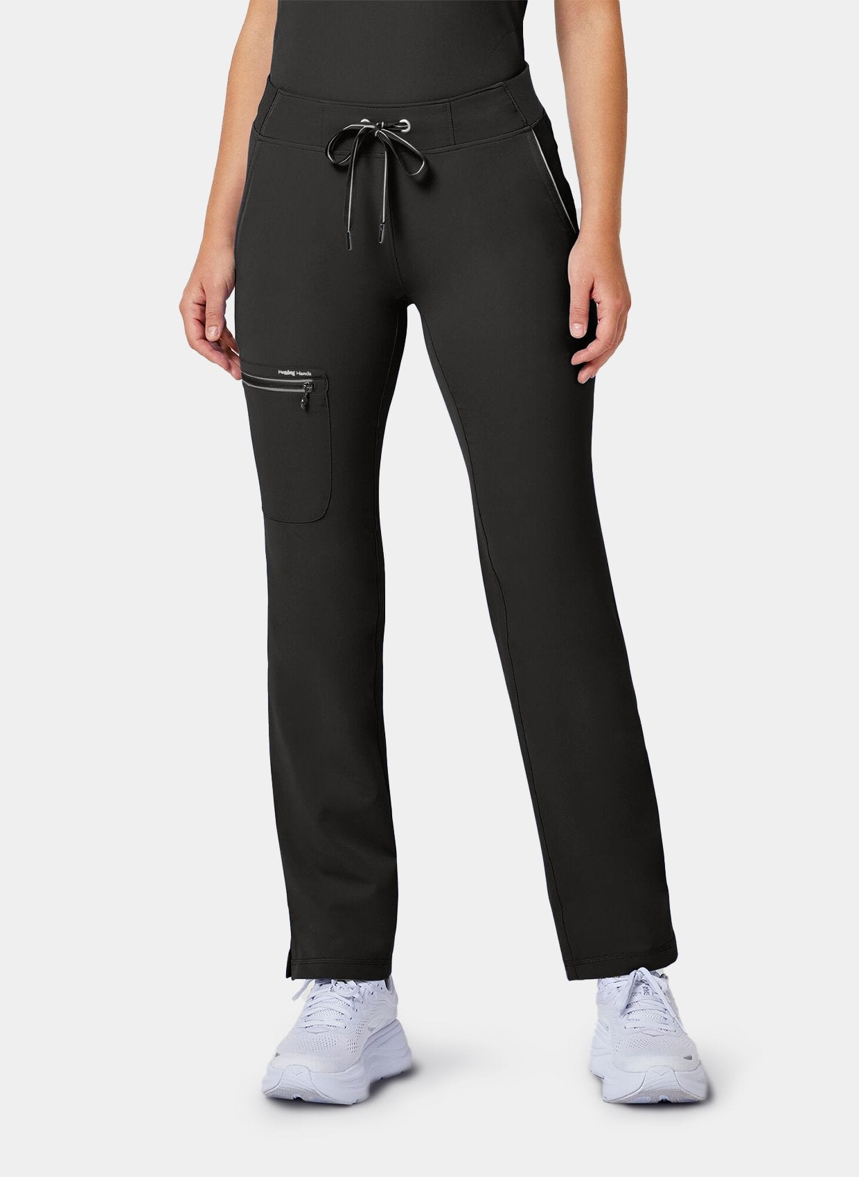 pantalon médical femme Nisha noir de face