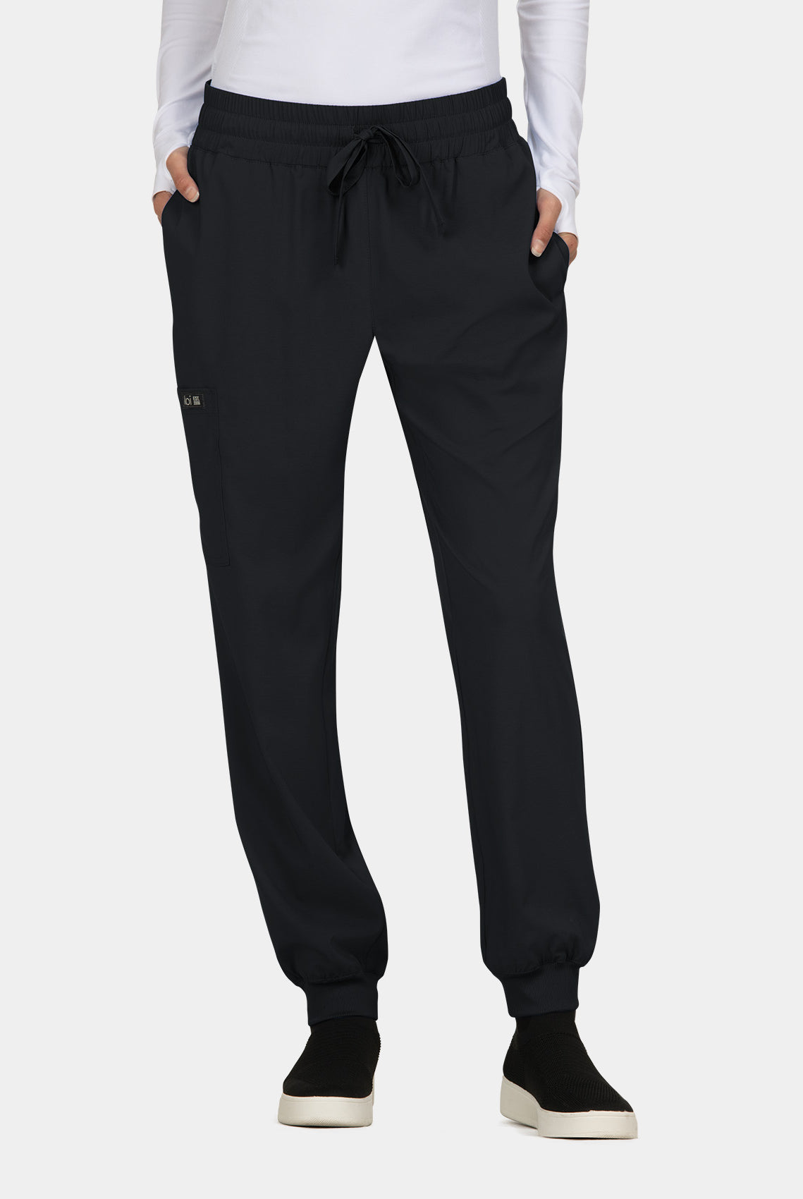 Pantalon médical femme jogging Koi Basics Gemma - Noir