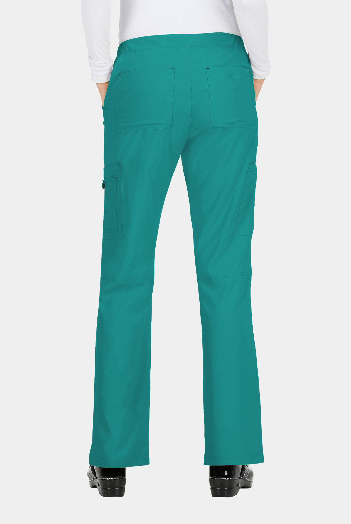 Pantalon médical femme Koi Basics Holly Dos - Bleu canard
