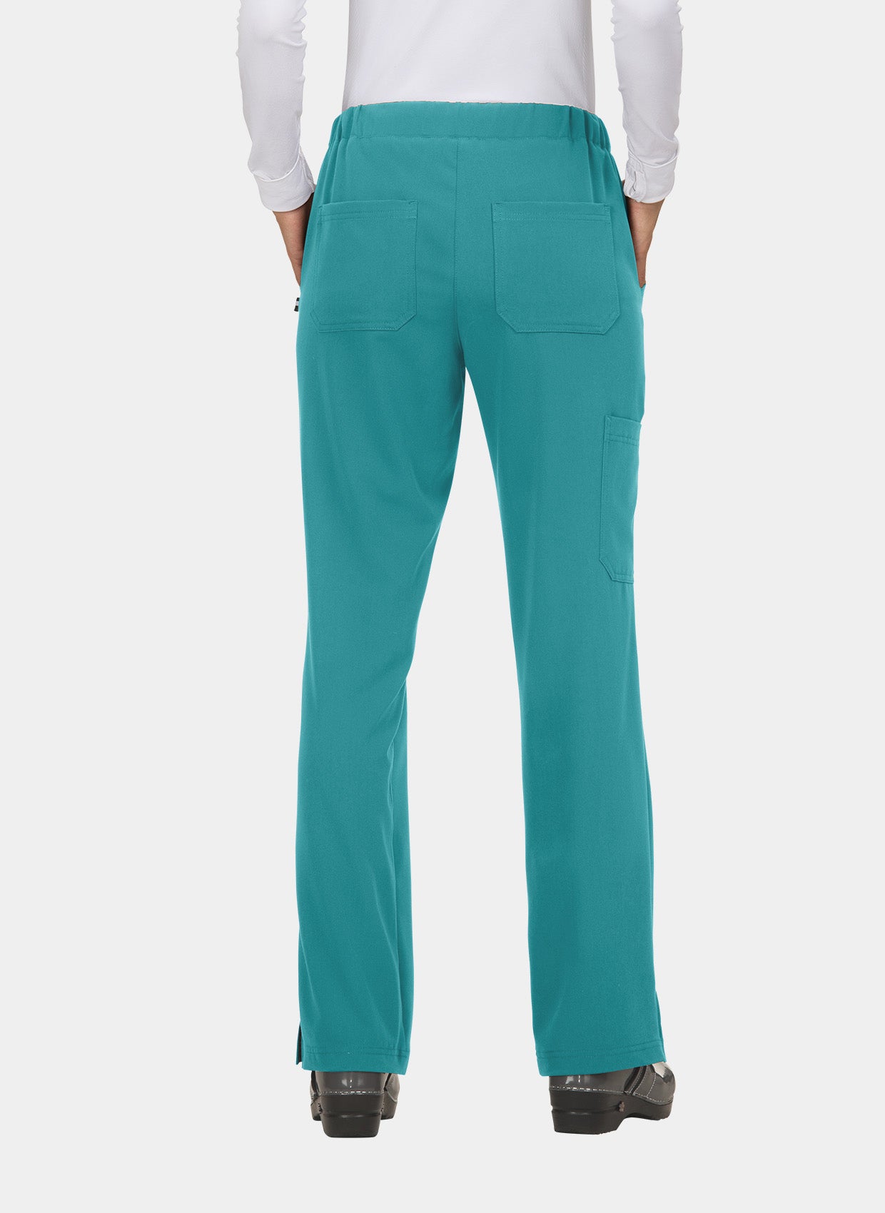 Pantalon médical femme Koi Next Gen Héros du quotidien Dos - Bleu canard