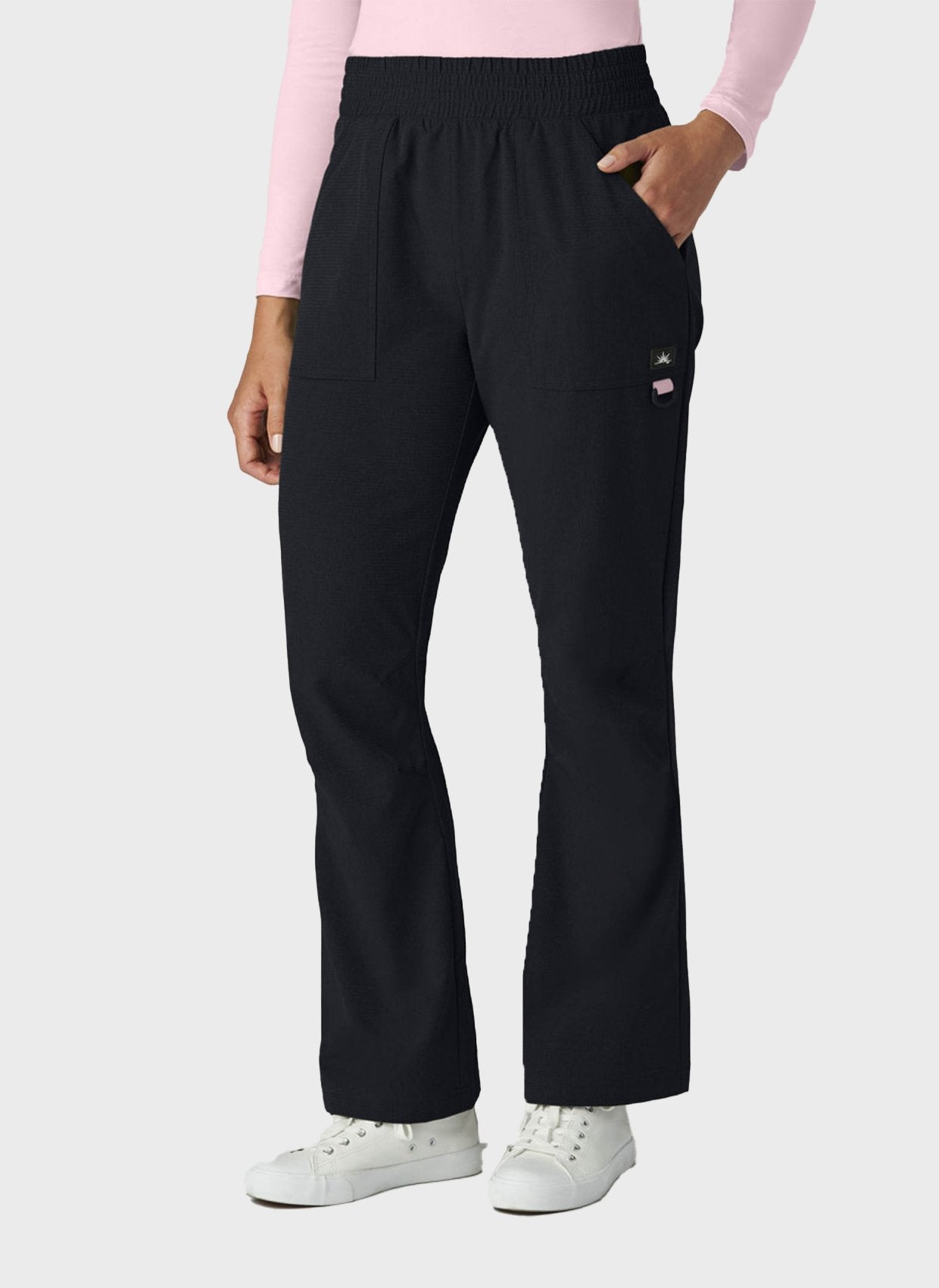 Pantalon médical femme Koi Solis Rory - Noir, vue de face