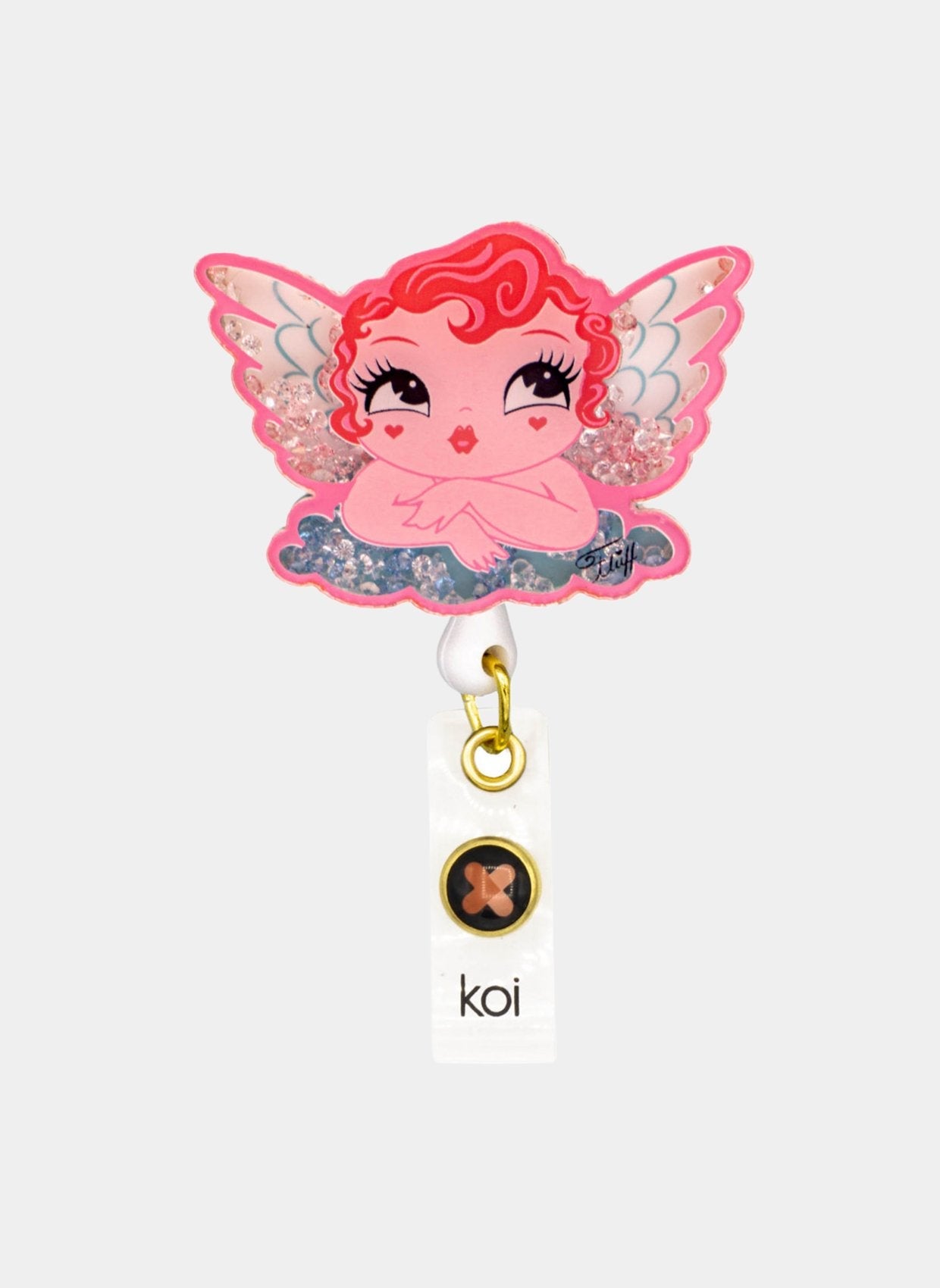 Porte-badge à enrouleur Koi - Cupidon