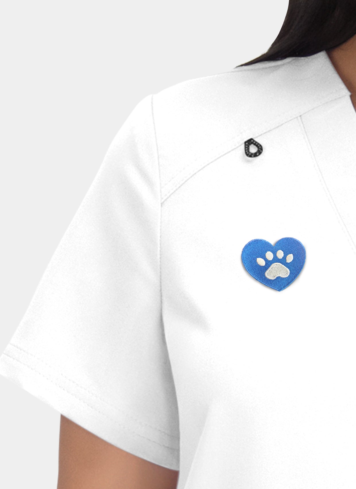 Agitation et passion broderie- Blanc