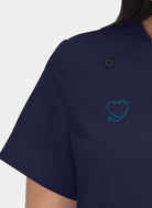 Agitation et passion broderie -  Bleu Marine 