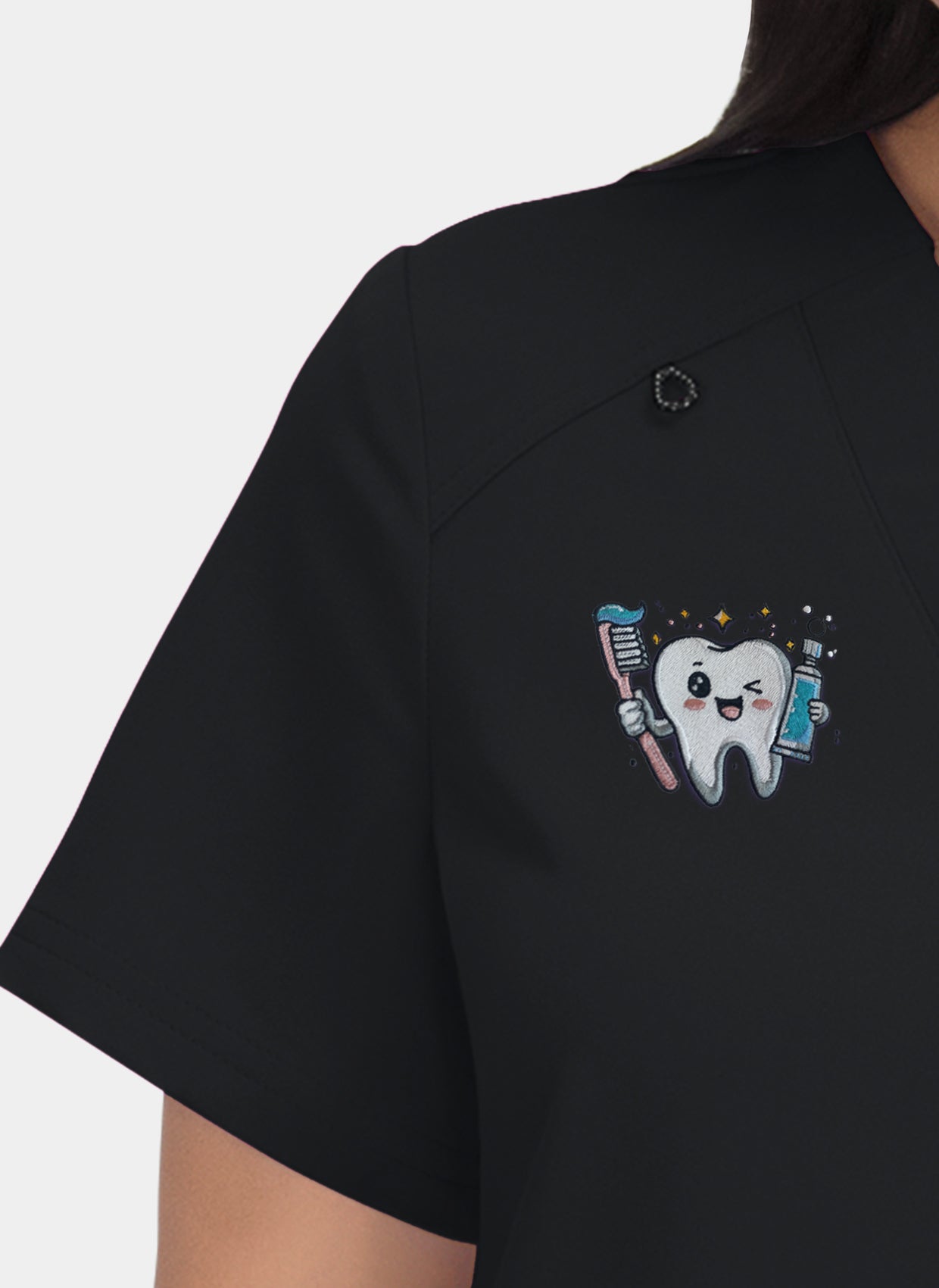 Agitation et passion broderie- Noir 