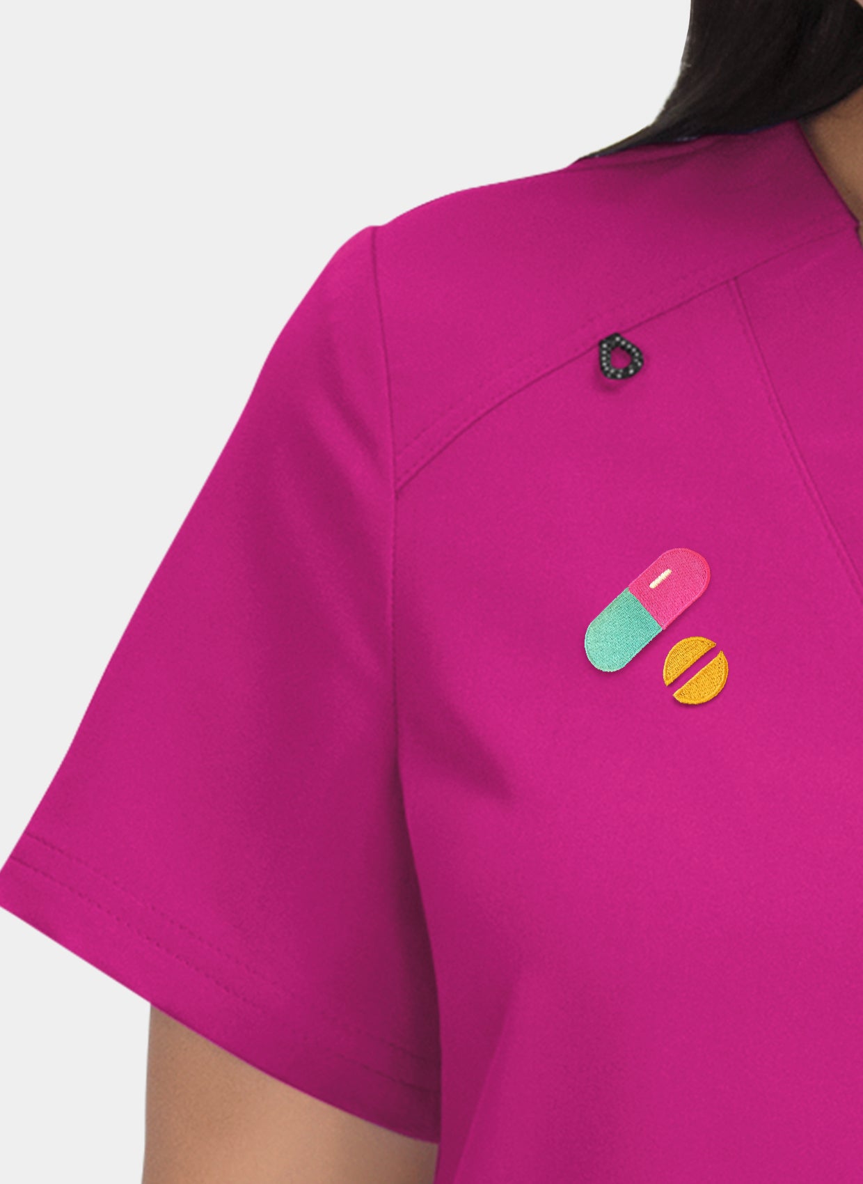 Agitation et passion broderie - Rose azalée