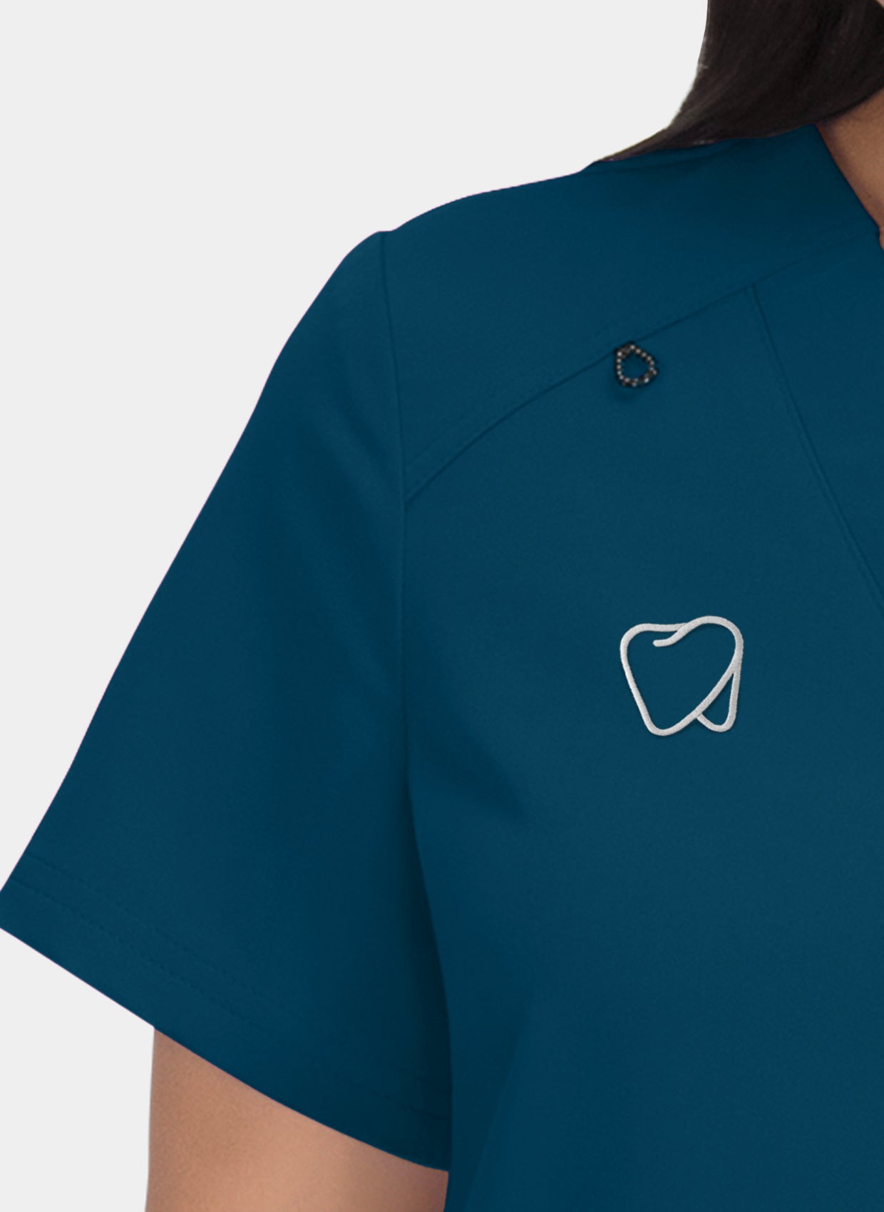 Agitation et passion broderie - Bleu Caraibes