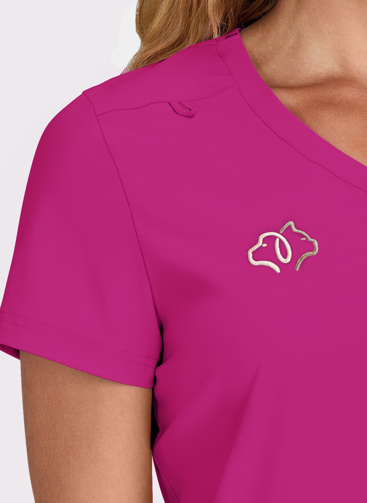 Broderie Becca - Rose Azalée