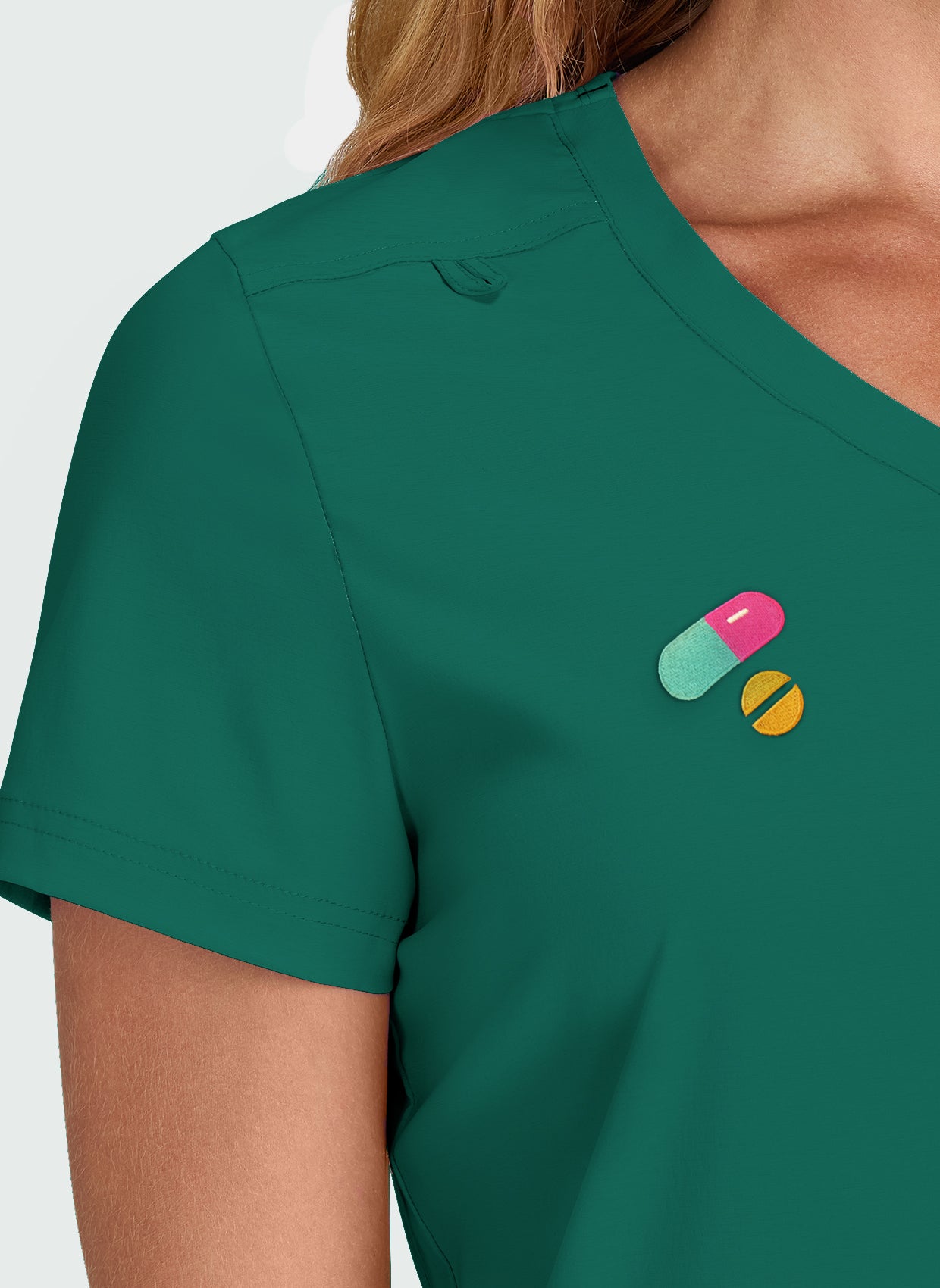 Broderie Becca - Vert Foret