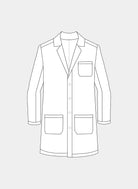 Blouse médicale blanche de laboratoire Prestige