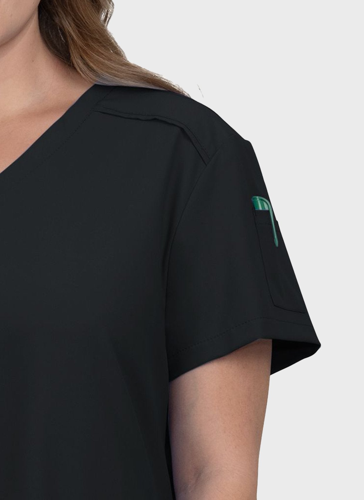 Blouse médicale femme Koi Cureology Cardi Noir epaule