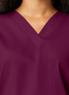 Blouse medicale bordeaux cherokee originals col en v