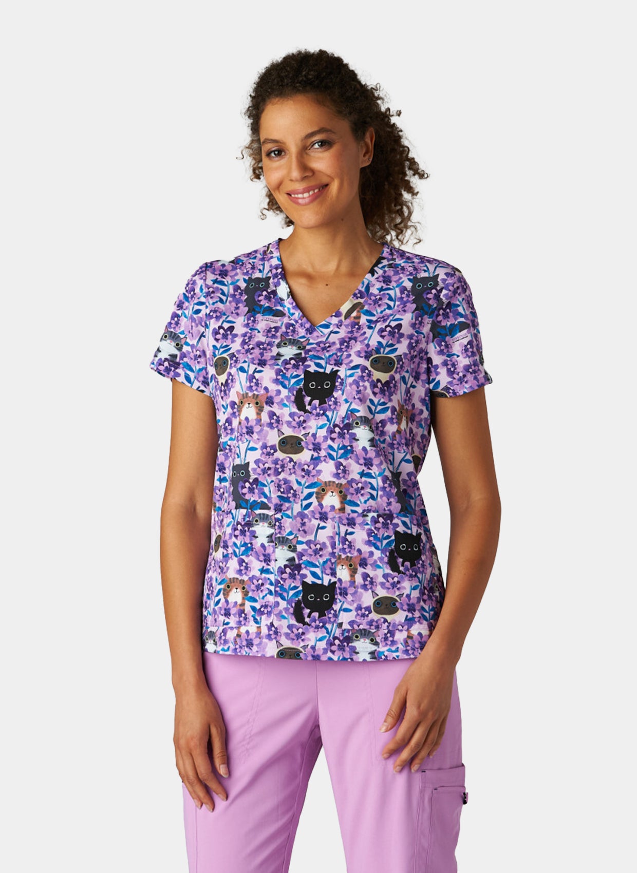 Blouse médicale Femme Leslie - Jardin de Chaton