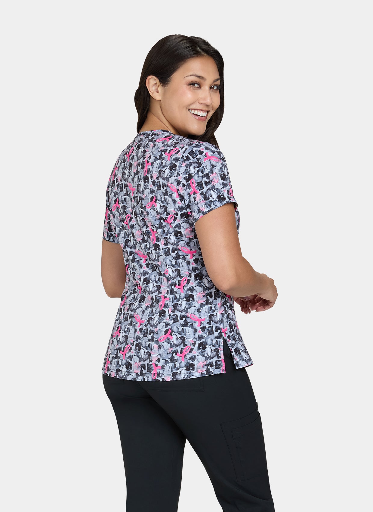 Blouse médicale Koi Basics Leslie  - Coeur engagé - Dos