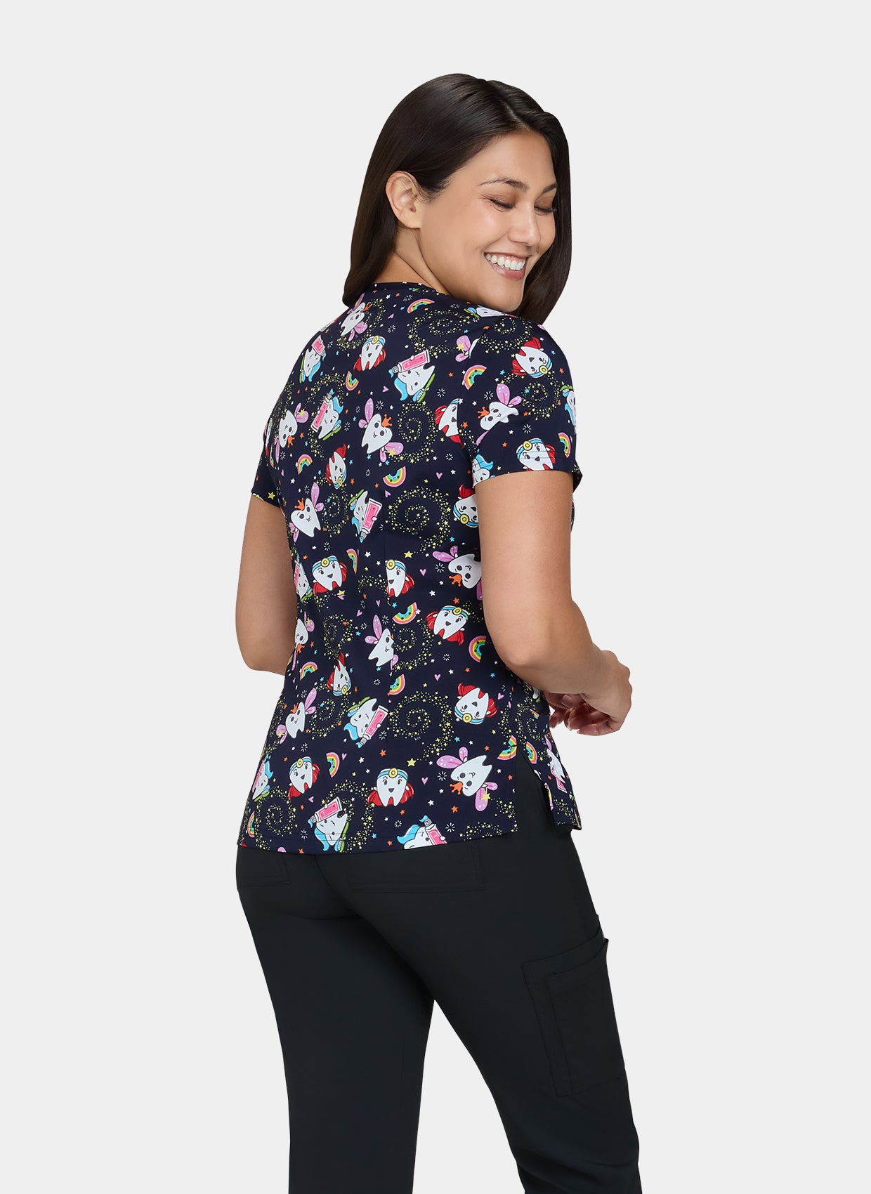 Blouse médicale Koi Basics Leslie  - Fée des dents - dos