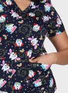 Blouse médicale Koi Basics Leslie  - Fée des dents - poche