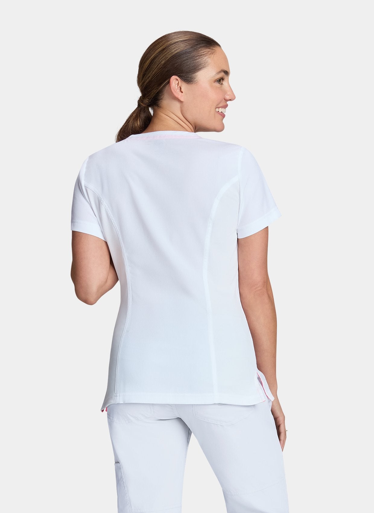 Blouse médicale Koi Lite sérénité blanche - Dos 