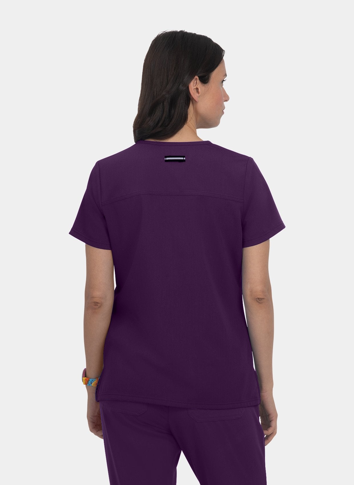 Dos blouse médicale femme Koi Next Gen Agitation et passion - Aubergine