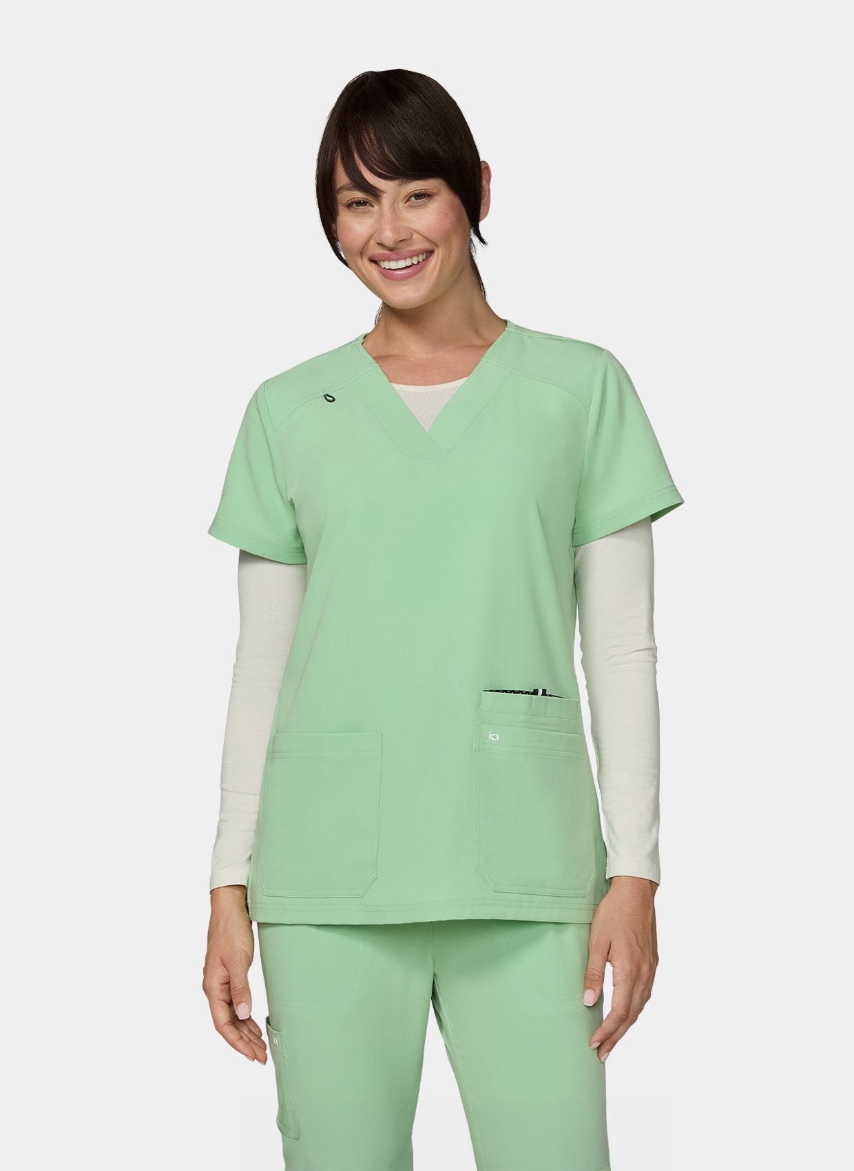 Blouse médicale femme Koi Next Gen Agitation et passion - Pistache