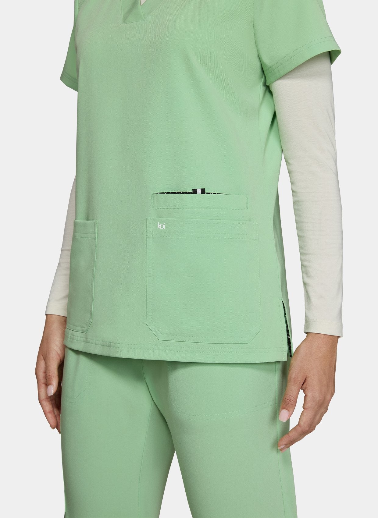 Blouse médicale femme Koi Next Gen Agitation et passion - Pistache