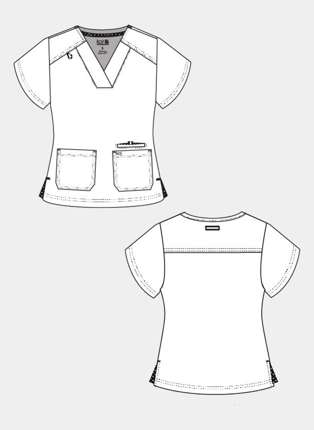 Blouse médicale femme Koi Next Gen Agitation et passion - Pistache