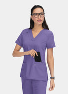 Blouse médicale femme Koi Next Gen Agitation et passion wisteria