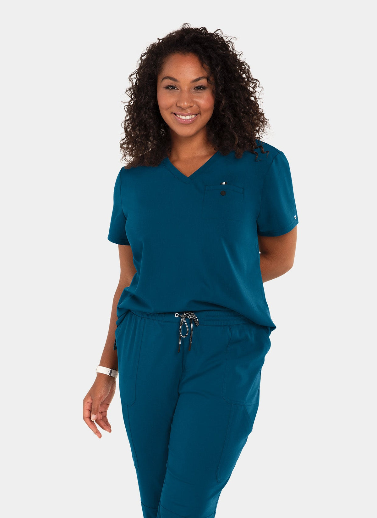 Blouse médicale femme Koi Next Gen Prête à travailler bleu Caraïbes