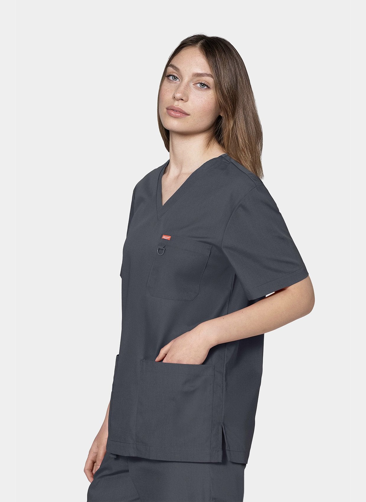 Blouse médicale unisexe Balboa - Anthracite 