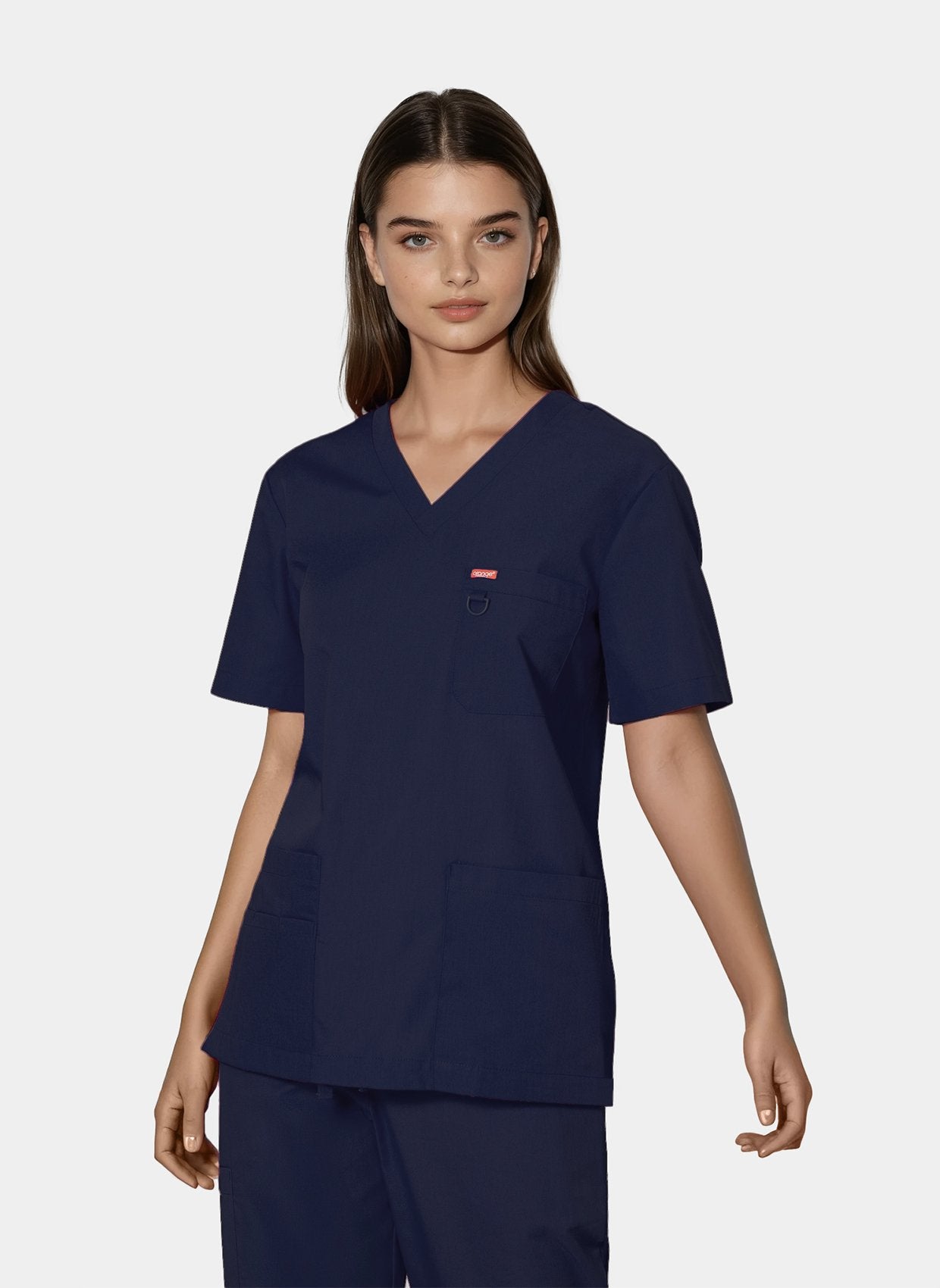Blouse médicale unisexe Balboa Orange Standard - Bleu marine
