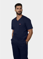 Blouse médicale unisexe Balboa Orange Standard - Bleu marine