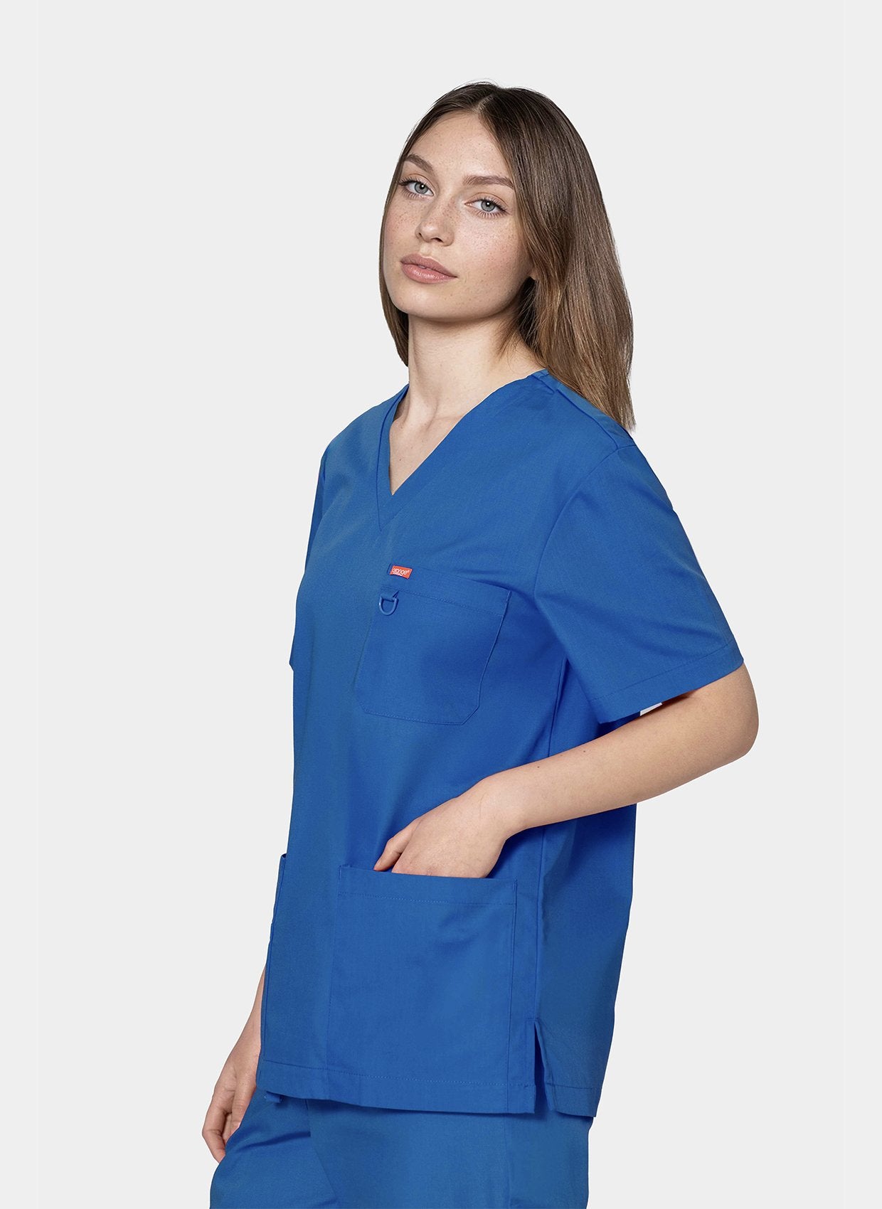 Blouse médicale unisexe Balboa - Bleu roi 