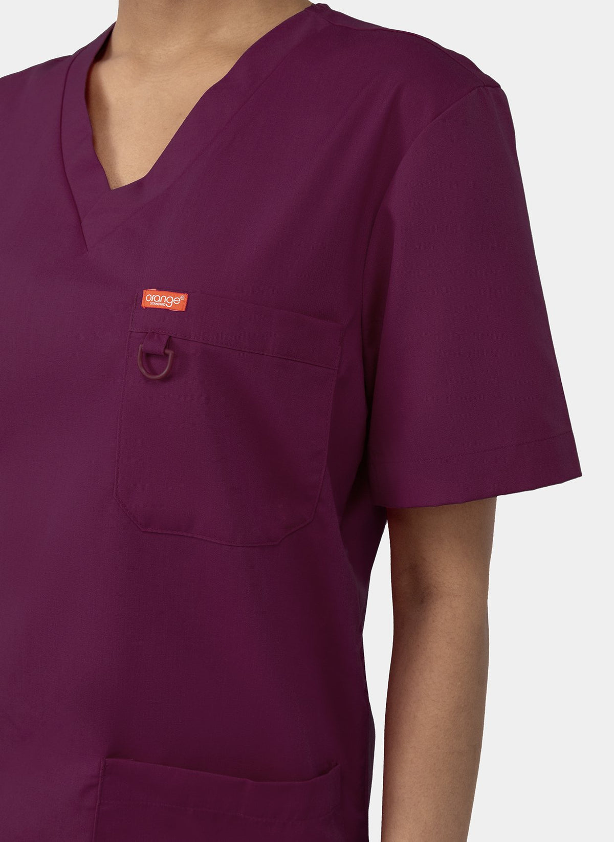 Focus blouse médicale unisexe Balboa - Bordeaux 