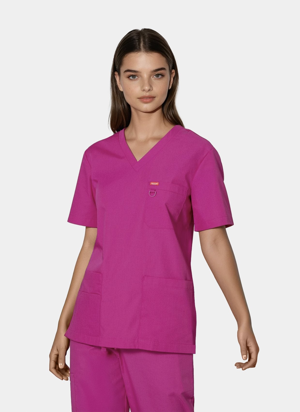 Blouse médicale unisexe Balboa - Fuchsia