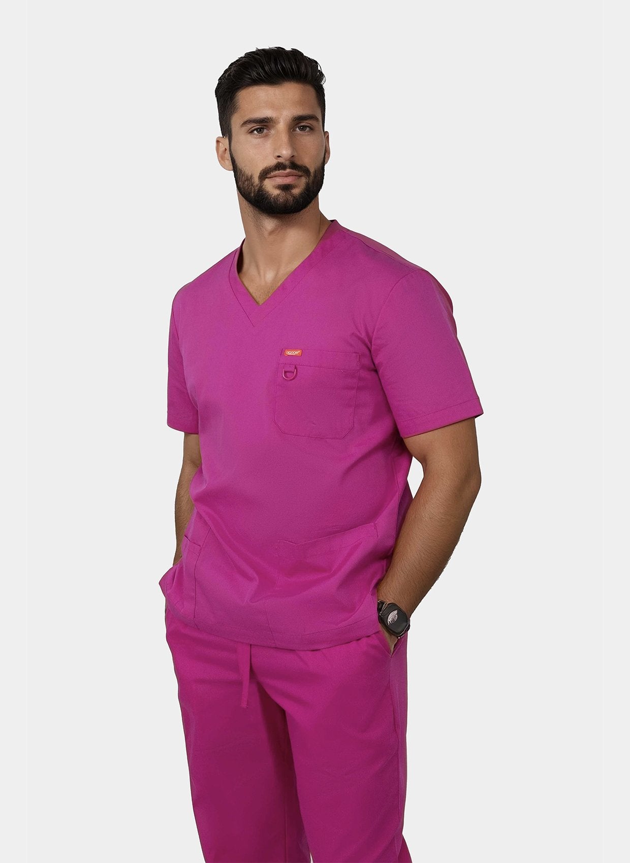 Blouse médicale unisexe Balboa - Fuchsia