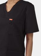Focus blouse médicale unisexe Balboa - Noir 