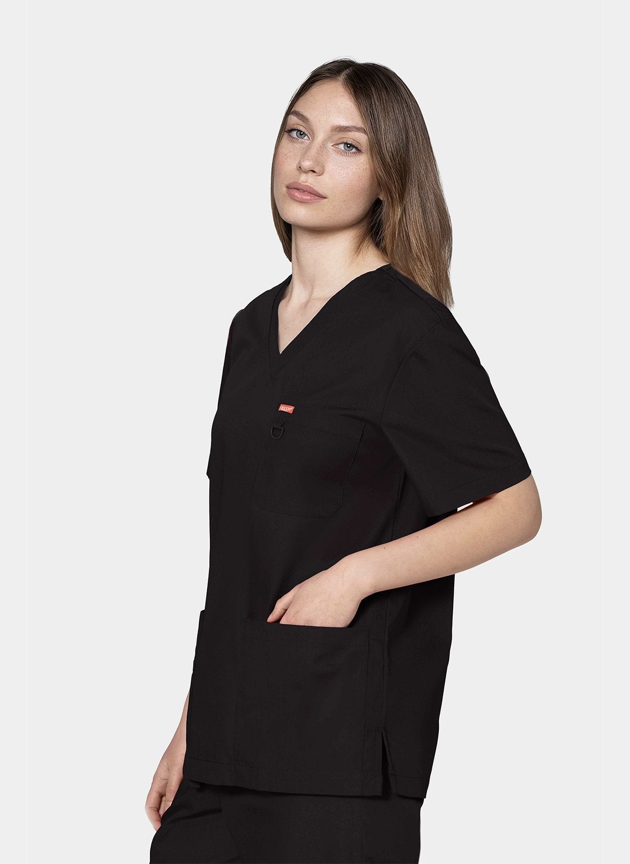 Blouse médicale unisexe Balboa - Noir 
